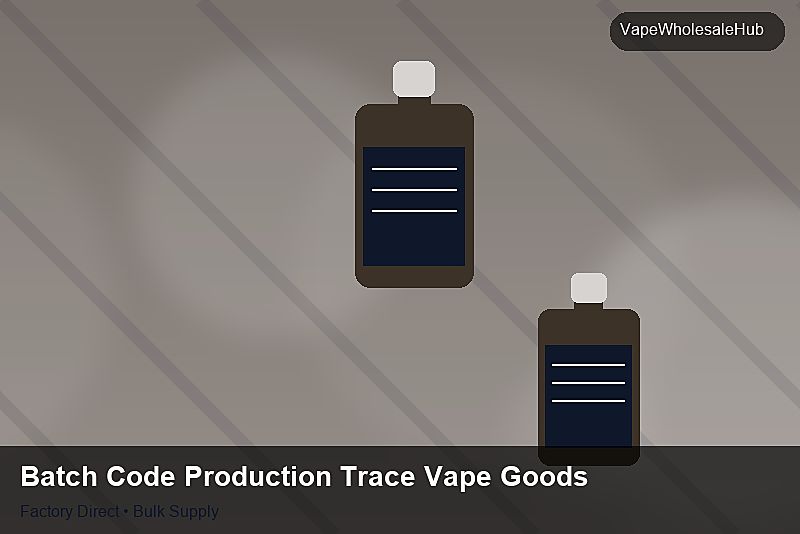 Batch Code Production Trace Vape Goods — Batch Code Production Trace Vape Goods: Wholesale Price | 2026 Edition photo 2