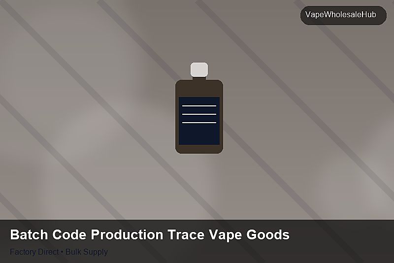 Batch Code Production Trace Vape Goods — Batch Code Production Trace Vape Goods: Bulk Supplier Guide | 2026 Edition photo 1