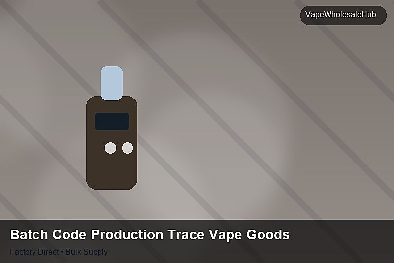 Batch Code Production Trace Vape Goods — Batch Code Production Trace Vape Goods: Bulk Supplier Guide | 2026 Edition photo 2