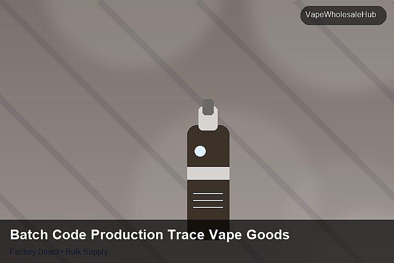 Batch Code Production Trace Vape Goods — Batch Code Production Trace Vape Goods: Factory Direct Quote | 2026 Edition photo 2