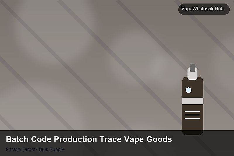 Batch Code Production Trace Vape Goods — Batch Code Production Trace Vape Goods: Quality Inspection Checklist | 2026 Edition photo 1