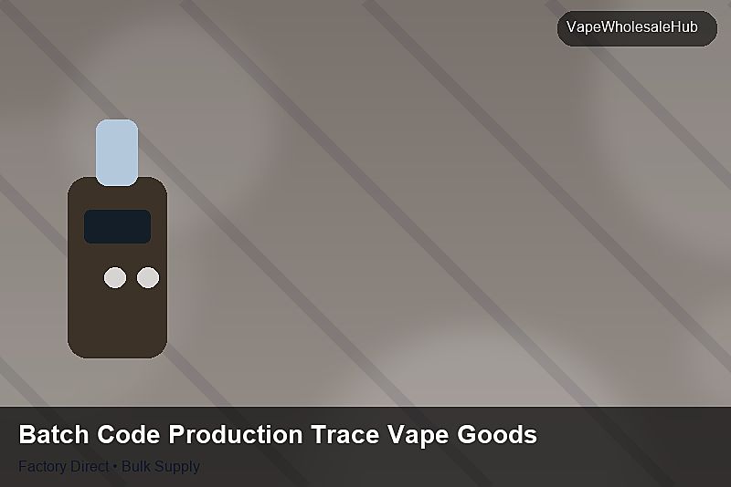 Batch Code Production Trace Vape Goods — Batch Code Production Trace Vape Goods: Quality Inspection Checklist | 2026 Edition photo 2