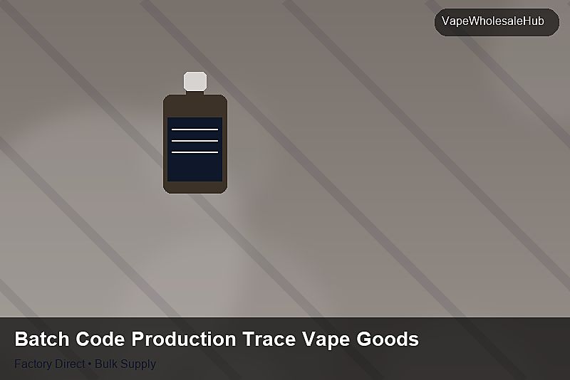 Batch Code Production Trace Vape Goods — Batch Code Production Trace Vape Goods: Volume Pricing Tiers | 2026 Edition photo 2