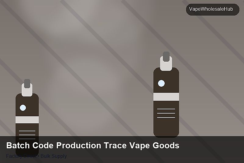 Batch Code Production Trace Vape Goods — Batch Code Production Trace Vape Goods: Sample Policy | 2026 Edition photo 1